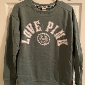 PINK olive sweater.